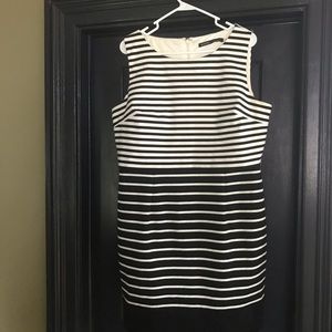 Ivanka Trump Dress Black and White Sz 16